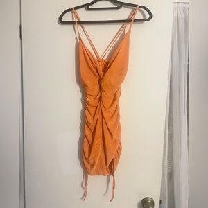 Princess Polly Tangerine Strappy Dress